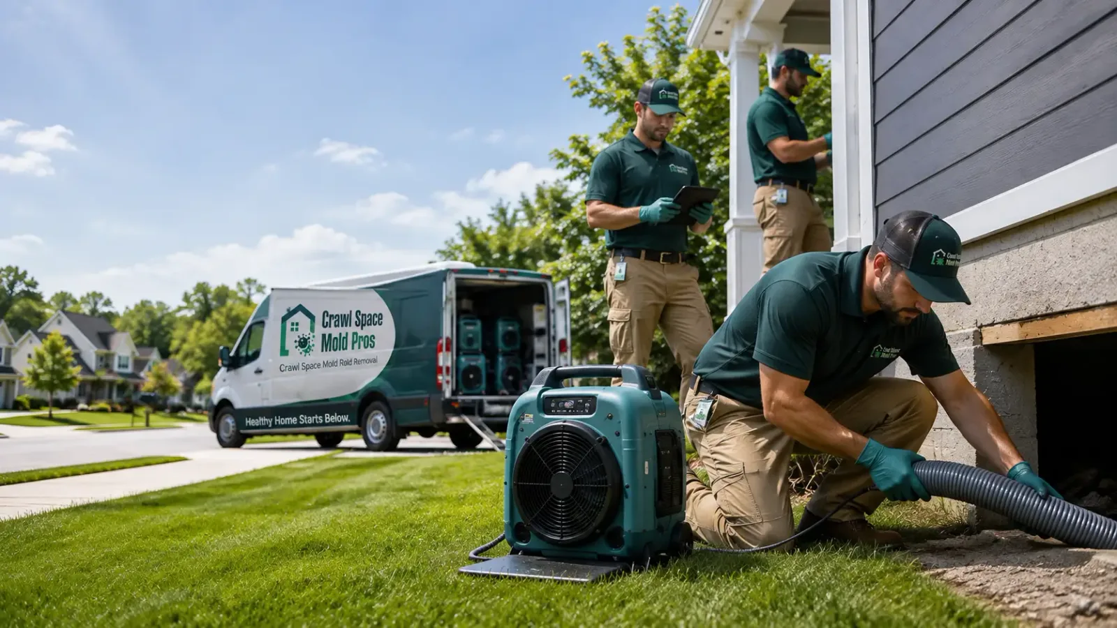 Crawl Space Mold Removal in Pierce, NE